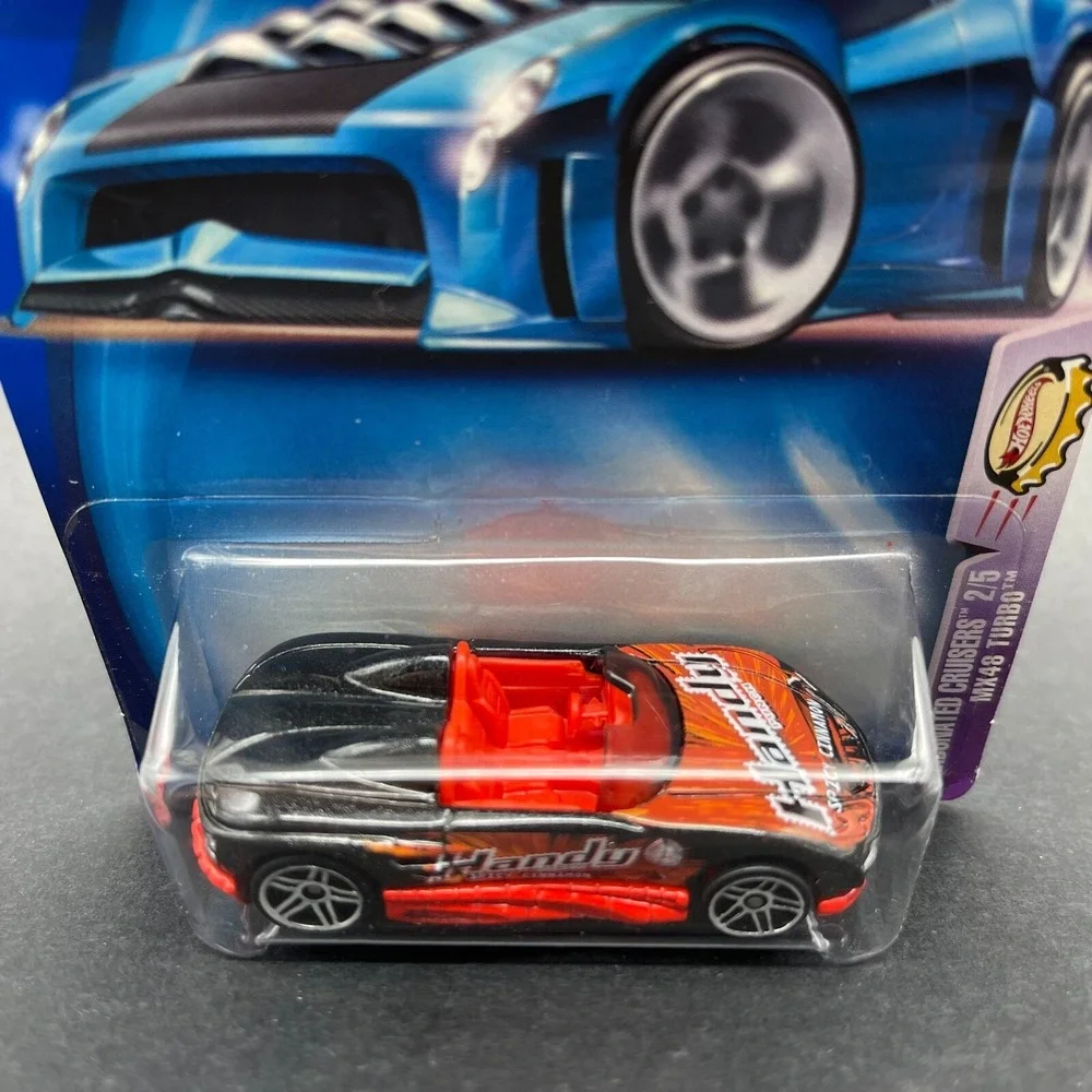 Hot Wheels Carbonated Cruisers MX48 Turbo Car Red Handy Diecast 1/64 Scale #086